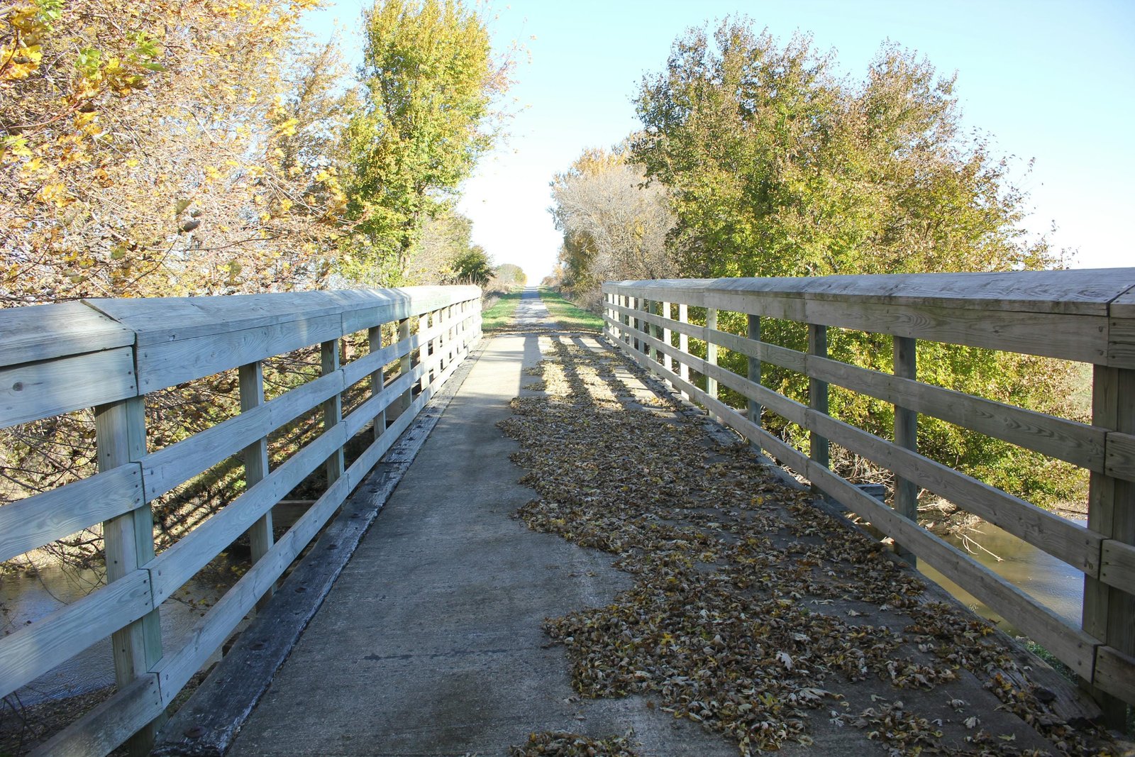 Looking north